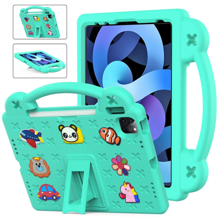 Handle Kickstand Children EVA Shockproof Tablet Case – Shockproof, Kickstand, For iPad mini 1 / 2 / 3 / 4 / 5, For iPad Air / Air 2 / iPad 5 / 6 / Pro 9.7, For iPad Pro 11 2018 / 2020 / 2021, For iPad Air 2020 / 2022 10.9 For iPad Air 2020 2022 10.9 Mint Green