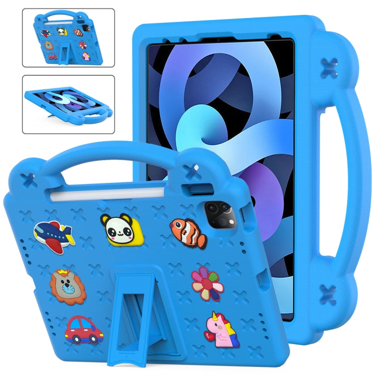Handle Kickstand Children EVA Shockproof Tablet Case – Shockproof, Kickstand, For iPad mini 1 / 2 / 3 / 4 / 5, For iPad Air / Air 2 / iPad 5 / 6 / Pro 9.7, For iPad Pro 11 2018 / 2020 / 2021, For iPad Air 2020 / 2022 10.9 For iPad Air 2020 2022 10.9 Sky Blue