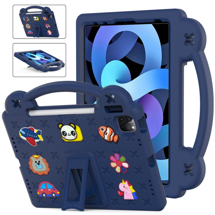 Handle Kickstand Children EVA Shockproof Tablet Case – Shockproof, Kickstand, For iPad mini 1 / 2 / 3 / 4 / 5, For iPad Air / Air 2 / iPad 5 / 6 / Pro 9.7, For iPad Pro 11 2018 / 2020 / 2021, For iPad Air 2020 / 2022 10.9 For iPad Air 2020 2022 10.9 Navy Blue