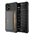 ZM02 Card Slot Holder Phone Case, For iPhone 12, For iPhone 12 mini, For iPhone 12 Pro, For iPhone 12 Pro Max, For iPhone 13, For iPhone 13 mini, For iPhone 13 Pro, For iPhone 13 Pro Max
