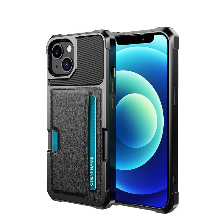 ZM02 Card Slot Holder Phone Case – Card Slot, For iPhone 12, For iPhone 12 mini, For iPhone 12 Pro, For iPhone 12 Pro Max, For iPhone 13, For iPhone 13 mini, For iPhone 13 Pro, For iPhone 13 Pro Max For iPhone 13 Black