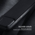 NILLKIN Synthetic Fiber Camshield Phone Case, For iPhone 14 Plus, For iPhone 14 Pro
