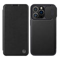 NILLKIN QIN Series Pro Leather Phone Case, For iPhone 14 Pro For iPhone 14 Pro Black