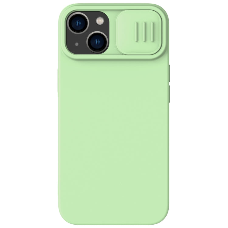 NILLKIN CamShield Liquid Silicone Phone Case, For iPhone 14 For iPhone 14 Green