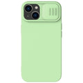 NILLKIN CamShield Liquid Silicone Phone Case, For iPhone 14 For iPhone 14 Green