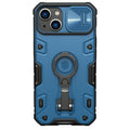 NILLKIN Shockproof CamShield Armor Protective Case, For iPhone 14, For iPhone 14 Plus, For iPhone 14 Pro Max For iPhone 14 Blue