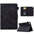 Embossed Smile Flip Tablet Leather Smart Case, For iPad mini 5/4/3/2/1 For iPad mini 5 4 3 2 1 Black