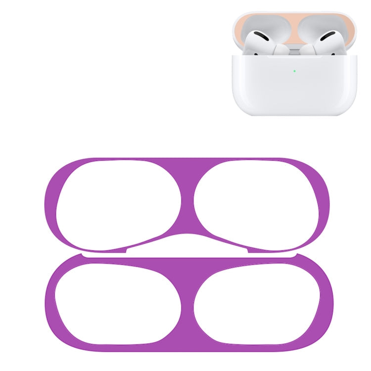 Wireless Earphone Protective Case Metal Sticker – Magnetic, Ultra-thin, For Apple AirPods Pro 2 For Apple AirPods Pro 2 Purple