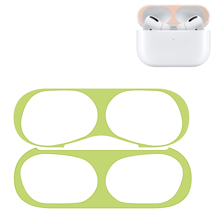Wireless Earphone Protective Case Metal Sticker – Magnetic, Ultra-thin, For Apple AirPods Pro 2 For Apple AirPods Pro 2 Green