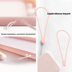 Silicone Phone Case with Wrist Strap, For iPhone 13 mini, For iPhone 13