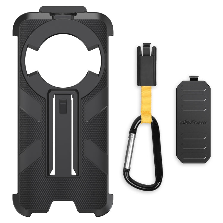 Ulefone Back Clip Phone Case with Carabiner – TPU, For Ulefone Power Armor 16 Pro / Power Armor 16S