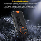 Ulefone Back Clip Phone Case with Carabiner – TPU, For Ulefone Power Armor 16 Pro / Power Armor 16S