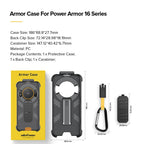 Ulefone Back Clip Phone Case with Carabiner – TPU, For Ulefone Power Armor 16 Pro / Power Armor 16S