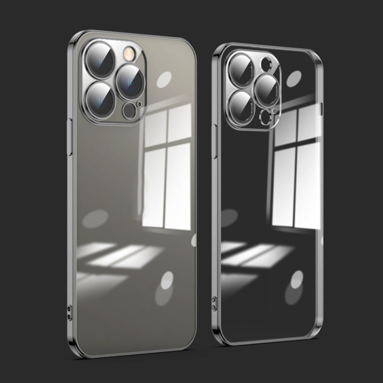 Dustproof Glass Lens Protection Electroplating Phone Case, For iPhone 14 Pro, For iPhone 14 Pro Max For iPhone 14 Pro Black