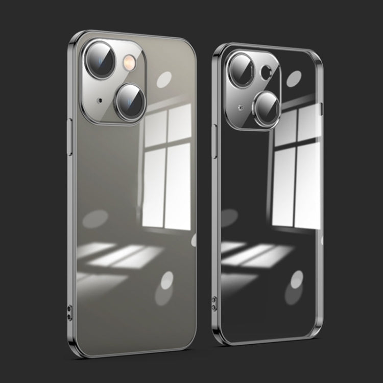 Dustproof Glass Lens Protection Electroplating Phone Case, For iPhone 13, For iPhone 13 Pro For iPhone 13 Black