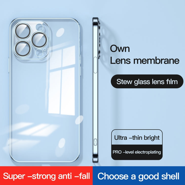 Dustproof Glass Lens Protection Electroplating Phone Case, For iPhone 13, For iPhone 13 Pro