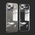 Dustproof Glass Lens Protection Electroplating Phone Case, For iPhone 12 Pro, For iPhone 12 Pro Max For iPhone 12 Pro Black