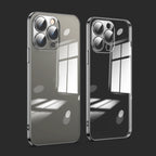 Dustproof Glass Lens Protection Electroplating Phone Case, For iPhone 12 Pro, For iPhone 12 Pro Max For iPhone 12 Pro Black