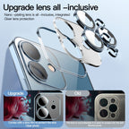 Dustproof Glass Lens Protection Electroplating Phone Case, For iPhone 12 Pro, For iPhone 12 Pro Max