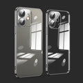 Dustproof Glass Lens Protection Electroplating Phone Case, For iPhone 11, For iPhone 11 Pro Max For iPhone 11 Black