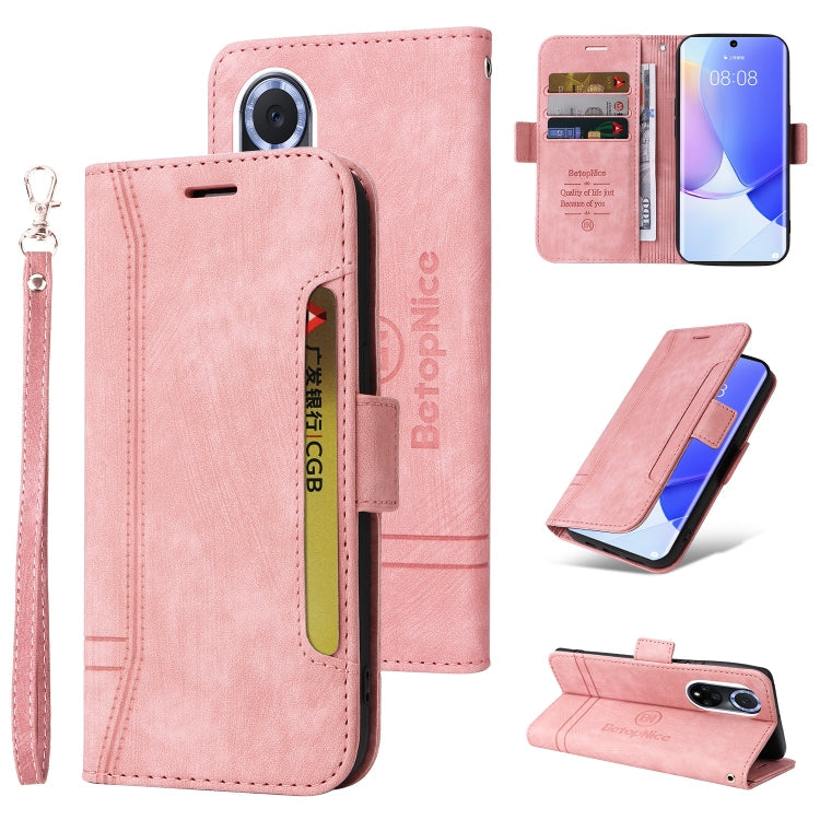 BETOPNICE Dual-side Buckle Leather Phone Case – Wear-resistant, Card Slot, Kickstand, For Huawei nova 9, For Nothing Phone 1, For Nokia G21