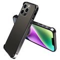 TPU + Aluminum Alloy Frame Phone Case, For iPhone 14, For iPhone 14 Plus For iPhone 14 Black