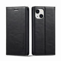LC.IMEEKE RFID Anti-theft Leather Phone Case, For iPhone 13, For iPhone 13 Mini, For iPhone 14, For iPhone 14 Plus For iPhone 13 Black