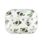 Bronzing Fruit Pattern PC Earphone Hard Protective Case, For AirPods Pro 2 For AirPods Pro 2 Avocado