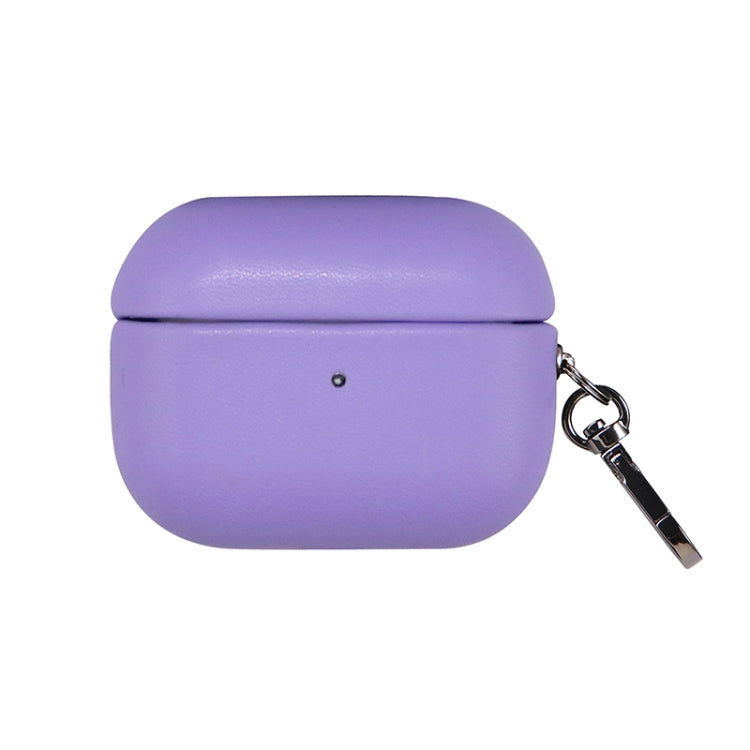 PU Leather Wireless Bluetooth Earphone Protective Case – Wear-resistant, Leather, Bluetooth, For Apple AirPods Pro, For Apple AirPods Pro 2 For Apple AirPods Pro Purple