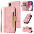 BETOPNICE Dual-side Buckle Leather Phone Case, For iPhone XS Max, For iPhone SE 2022 / SE 2020 / 7 / 8, For iPhone 7 Plus / 8 Plus For iPhone XS Max Pink