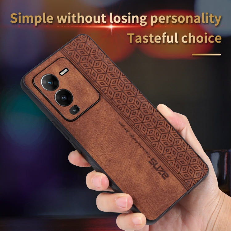AZNS 3D Embossed Skin Feel Phone Case – Leather, TPU, For vivo S15 Pro, For vivo S15e / T1 Pro, For vivo X80, For Huawei Enjoy 50 Pro / nova Y90