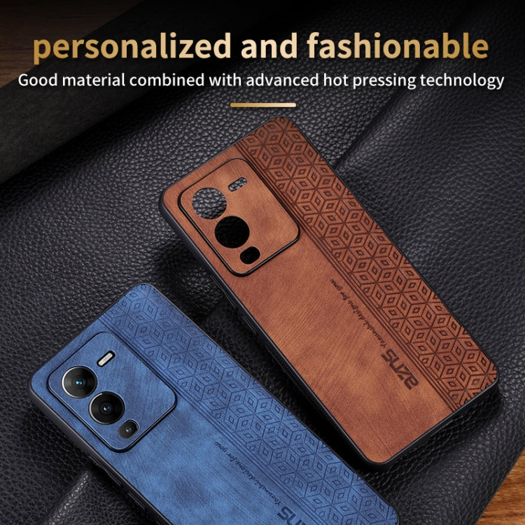 AZNS 3D Embossed Skin Feel Phone Case – Leather, TPU, For vivo S15 Pro, For vivo S15e / T1 Pro, For vivo X80, For Huawei Enjoy 50 Pro / nova Y90