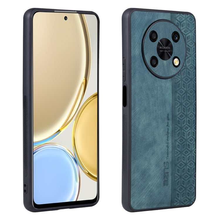 AZNS 3D Embossed Skin Feel Phone Case – Leather, TPU, For vivo S15 Pro, For vivo S15e / T1 Pro, For vivo X80, For Huawei Enjoy 50 Pro / nova Y90 For Huawei Enjoy 50 Pro nova Y90 Dark Green