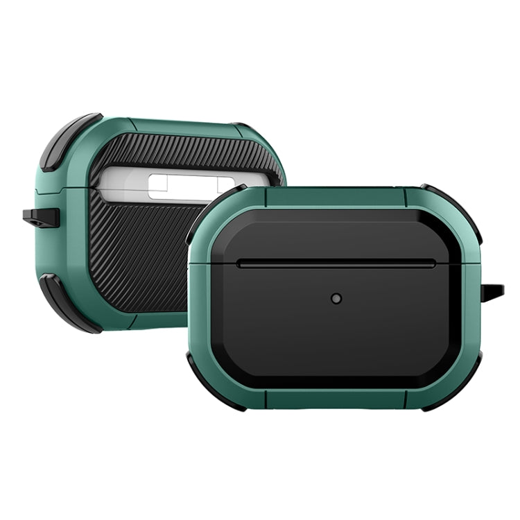 Wireless Earphones Shockproof Thunder Mecha TPU Protective Case, For AirPods Pro 2 For AirPods Pro 2 Green