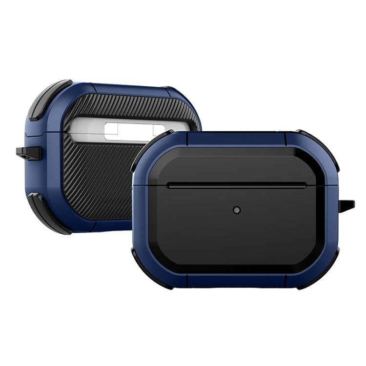 Wireless Earphones Shockproof Thunder Mecha TPU Protective Case – Shockproof, TPU, For AirPods Pro 2 For AirPods Pro 2 Blue