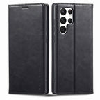 LC.IMEEKE RFID Anti-theft Leather Phone Case, For Samsung Galaxy S22 Ultra 5G For Samsung Galaxy S22 Ultra 5G Black