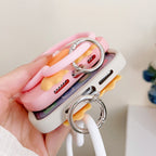 Wave Edge Big Duck Silicone Phone Case with Wristband, For iPhone 14, For iPhone 14 Plus, For iPhone 14 Pro, For iPhone 14 Pro Max