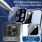 Dual-Lock Anti-peeping Glass 360 Full Body Frosted Magnetic Phone Case, For iPhone 14 Plus