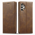 LC.IMEEKE RFID Anti-theft Leather Phone Case, For Samsung Galaxy A04 / A04s / A13 4G&5G For Samsung Galaxy A04 A04s A13 4G&5G Brown