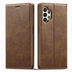 LC.IMEEKE RFID Anti-theft Leather Phone Case, For Samsung Galaxy A04 / A04s / A13 4G&5G For Samsung Galaxy A04 A04s A13 4G&5G Brown