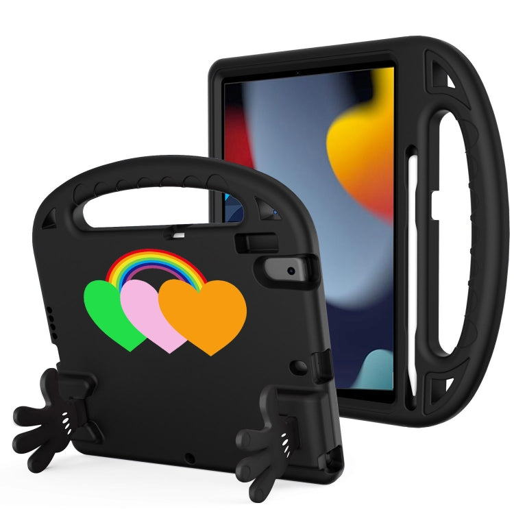 Love Small Palm Holder EVA Tablet Case – Durable Build, Easy to Use, For iPad mini 2024 /mini 6, For iPad 10.2 / iPad Pro 10.5, For iPad mini 2024 / mini 6, For Samsung Tab S6 Lite, For Walmart Onn 8 inch Tablet 2024, For Samsung Galaxy Tab A 8.0 2019... For iPad 10.2 iPad Pro 10.5 Black