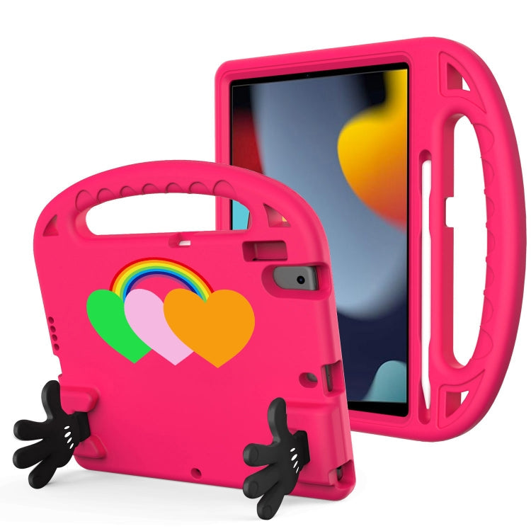 Love Small Palm Holder EVA Tablet Case – Durable Build, Easy to Use, For iPad mini 2024 /mini 6, For iPad 10.2 / iPad Pro 10.5, For iPad mini 2024 / mini 6, For Samsung Tab S6 Lite, For Walmart Onn 8 inch Tablet 2024, For Samsung Galaxy Tab A 8.0 2019... For iPad 10.2 iPad Pro 10.5 Rose Red