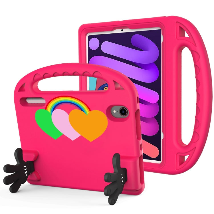 Love Small Palm Holder EVA Tablet Case – Durable Build, Easy to Use, For iPad mini 2024 /mini 6, For iPad 10.2 / iPad Pro 10.5, For iPad mini 2024 / mini 6, For Samsung Tab S6 Lite, For Walmart Onn 8 inch Tablet 2024, For Samsung Galaxy Tab A 8.0 2019... For iPad mini 2024 mini 6 Rose Red