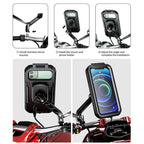 Motorcycle / Bicycle Rearview Mirror Wireless Charging Waterproof Box Mobile Phone Holder, M18S-A2, M18L-A2