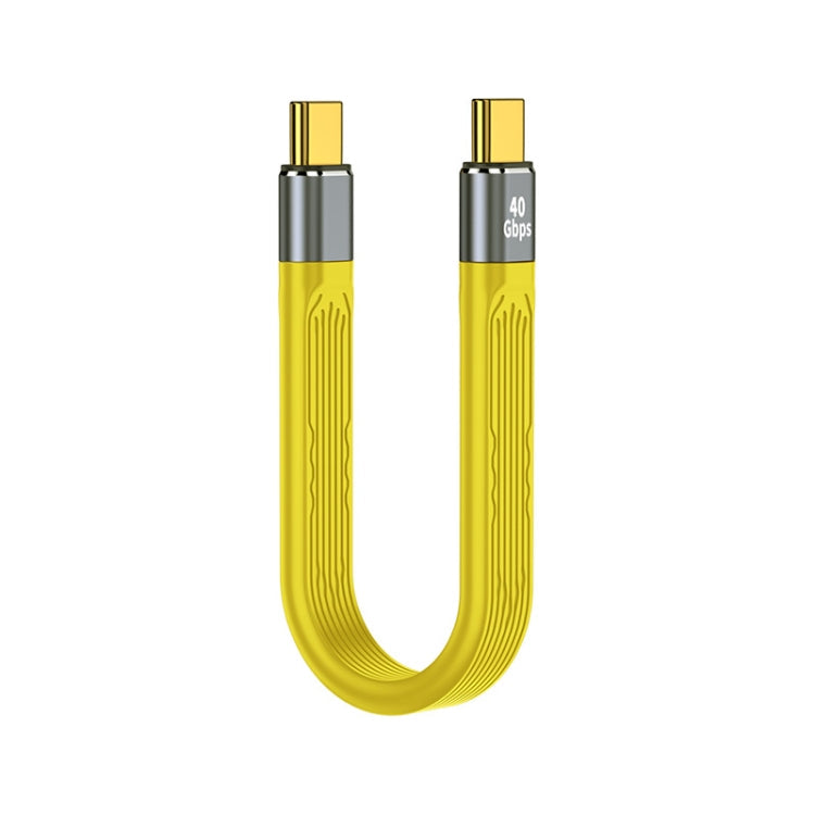 100W 40Gbps USB-C/Type-C to USB-C/Type-C FPC Flexible Data Cable, Length: 13.8cm, 40Gbps USB-C/Type-C to USB-C/Type-C – Durable Build, Easy to Use 40Gbps USB-C Type-C to USB-C Type-C