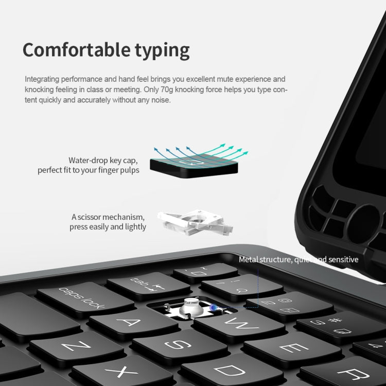 Nillkin Bumper Combo Keyboard Case – Bluetooth, For Samsung Galaxy Tab S8/S8 5G