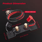 Car Battery Jumper Starter, 0.7cm, 1.2cm