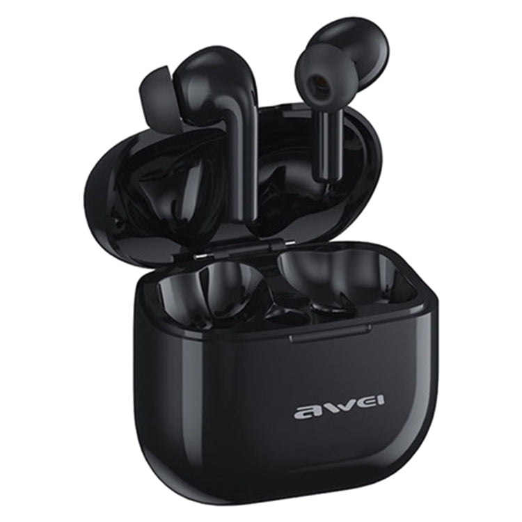 awei T1 Pro True Sports Earbuds With Charging Case, T1 Pro T1 Pro Black