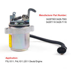Fuel Shutdown Shut Off Solenoid Valve for Deutz Engine 04287583 04287116, 04287116 – Durable Build, Easy to Use