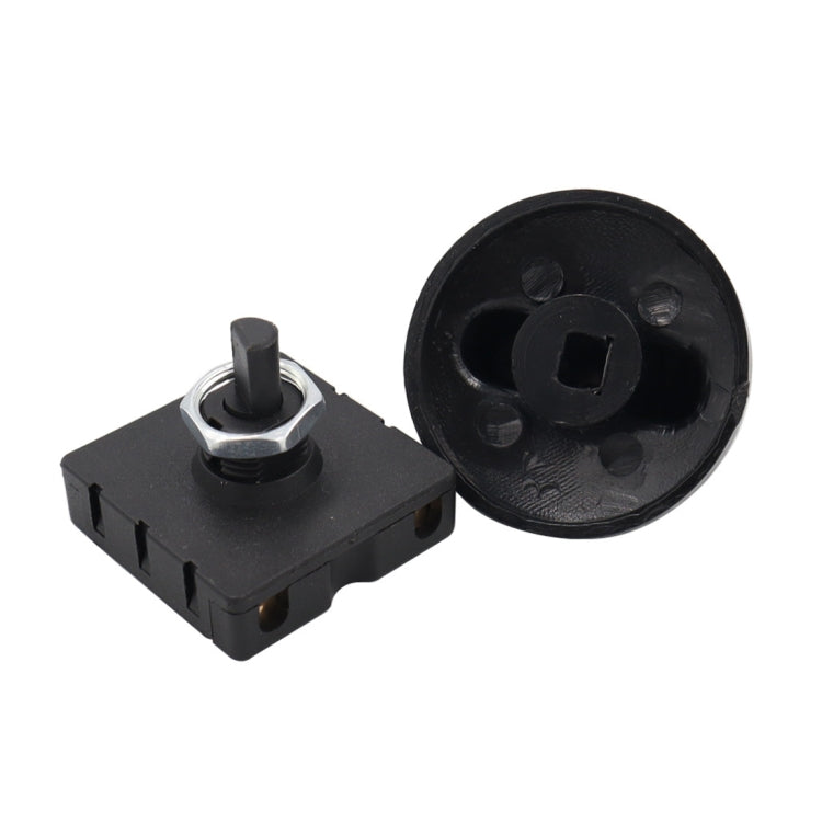4 Gear 3 Speed Rotary Switch Fan Heater Speed Selector, Type A 2 Pair, Type B 2 Pair – Durable Build, Easy to Use